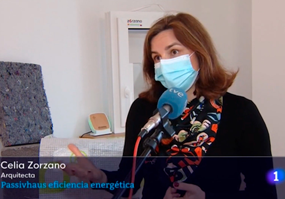 Entrevista a Celia Zorzano en el Telediario de Rioja TVE